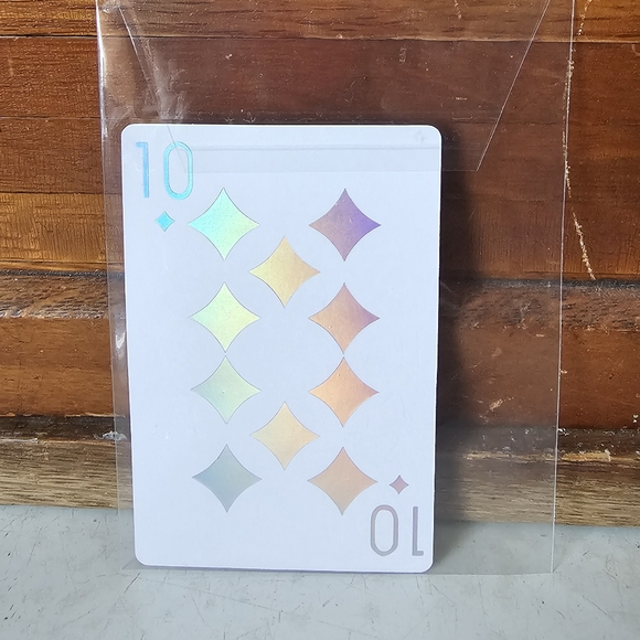 Dior Other - Dior 10 Of Diamonds Holographic Playing Card NIP